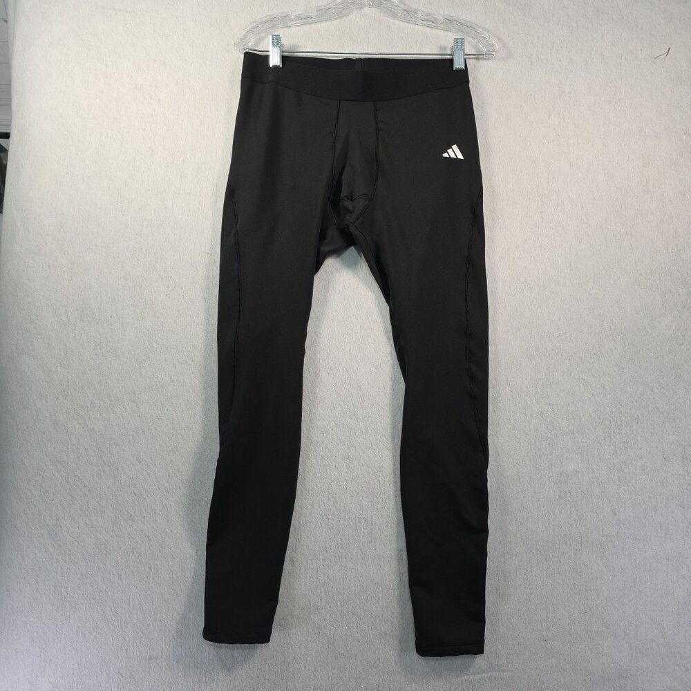 Adidas Compression Tights Pants Men's Size Large Training Tights Black